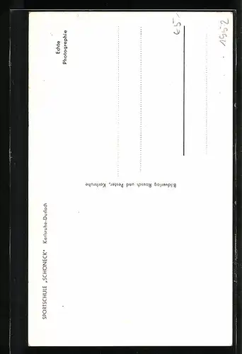 AK Karlsruhe-Durlach, Sportschule Schöneck, Blick von der Terrasse