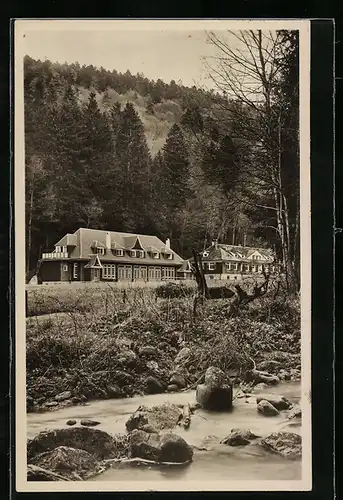 AK Bad Liebenzell / Schwarzwald, Jugenderholungsheim Monbachtal