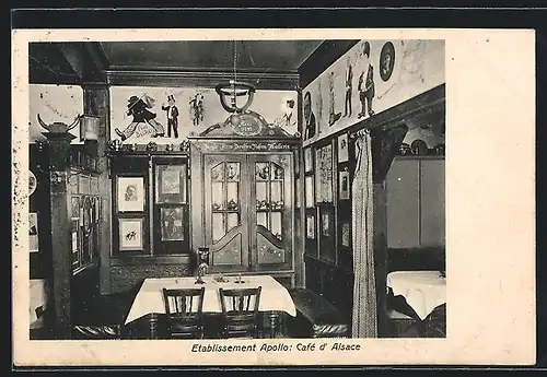 AK Mannheim, Etablissement Apollo-Cafè d` Alsace