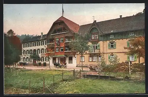 AK Schönmünzach / Schwarzwald, Hotel zur Post