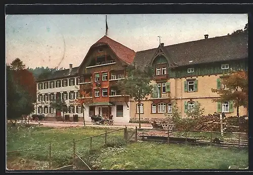 AK Schönmünzach / Schwarzwald, Hotel zur Post