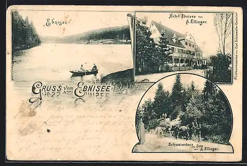 AK Ebnisee, Hotel Ebnisee, Schweizerhaus am See