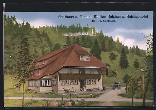 AK Belchen, Gasthaus und Pension Multen-Belchen z. Belchenhotel