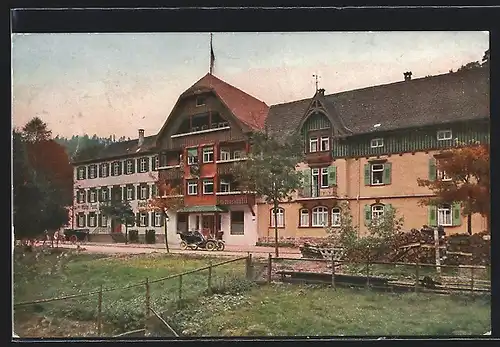 AK Schönmünzach / Schwarzwald, Hotel zur Post