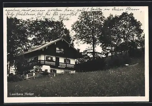 AK Fischbachau, Hotel Landhaus Hecker