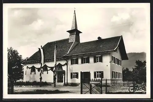 AK Oberammergau, Evangel. Verein