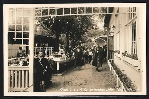 AK Potsdam, Gaststätte und Konzertgarten Alter Fritz