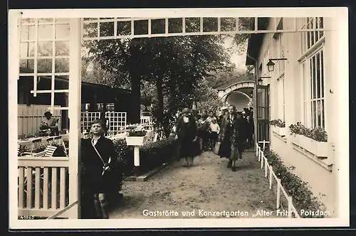 AK Potsdam, Gaststätte und Konzertgarten Alter Fritz