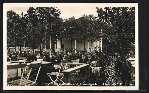 AK Potsdam, Gaststätte und Konzertgarten Alter Fritz