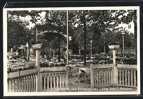 AK Potsdam, Gaststätte und Konzertgarten Alter Fritz