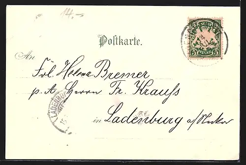 Lithographie München, Alte und neue Pinakothek, Propylaen und Glyptothek