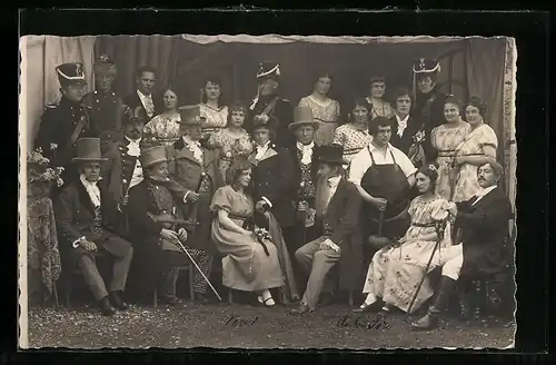 AK Altusried, Gesangverein Liederkranz, Glockentürmers Töchterlein, Ostern 1927