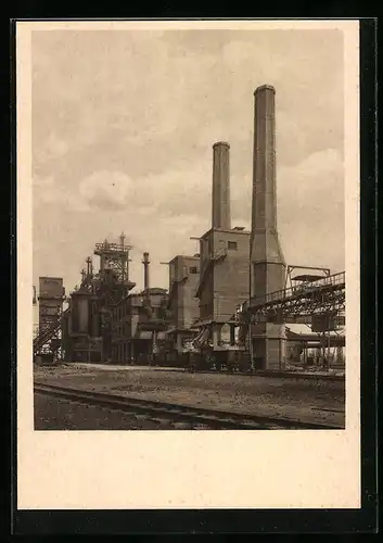 AK Essen-Borbeck, Friedrich Krupp Aktiengesellschaft, Hochofenwerk, Schlackengranulationsanlage