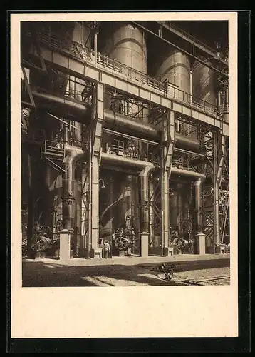 AK Essen-Borbeck, Hochofenwerk der Friedrich Krupp AG