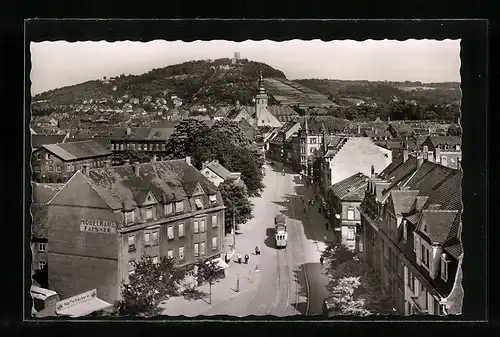 AK Karlsruhe-Durlach, Pfinztalstrasse aus der Vogelschau