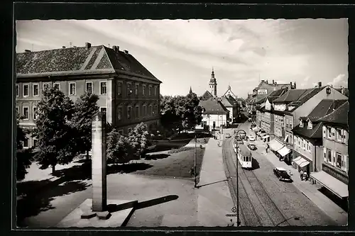 AK Karlsruhe-Durlach, Pfinztalstrasse beim Schloss