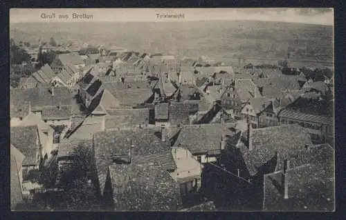 AK Bretten, Totalansicht aus der Vogelschau