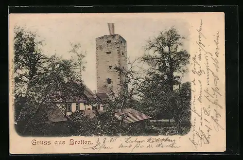 AK Bretten, Partie am Pfeiferturm