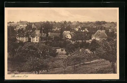AK Bretten-Ost, Ortsansicht aus der Vogelschau