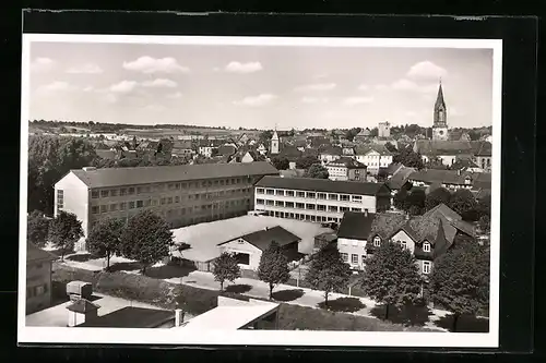 AK Bretten, Ortsansicht aus der Vogelschau