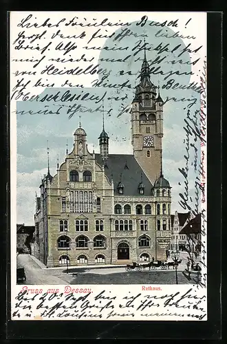 AK Dessau, Rathaus