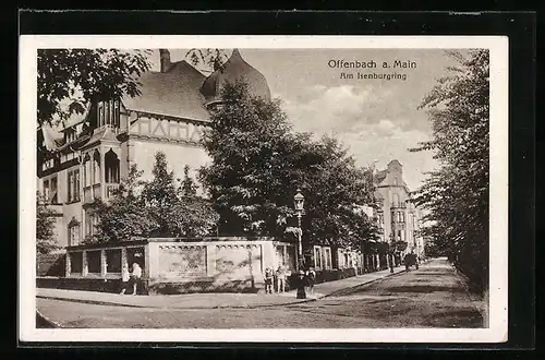 AK Offenbach a. Main, Strasse am Isenburgring