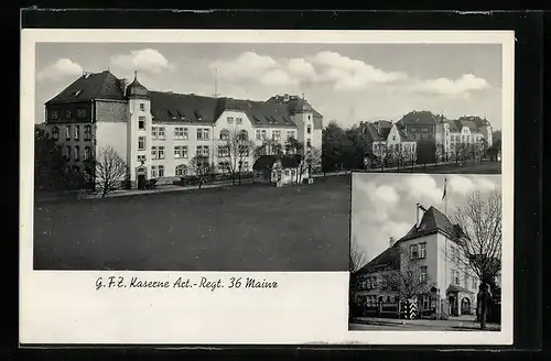 AK Mainz, G. F. Z. Kaserne Art.-Regiment 36