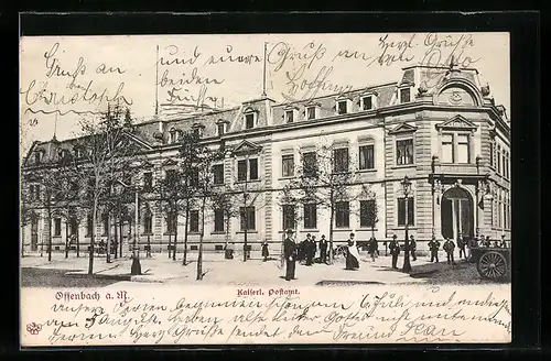 AK Offenbach a. M., Kaiserliches Postamt