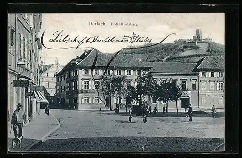 AK Durlach, Hotel Karlsburg