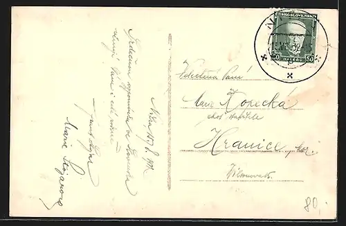 AK Nitra, Ortsansicht aus der Vogelschau