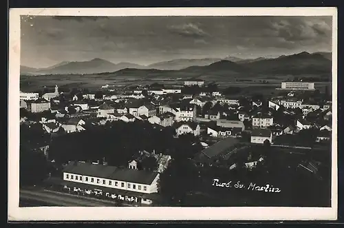 AK Turc. Sv. Martin, Blick über Dächer der Ortschaft