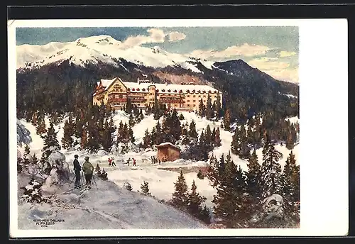 AK Obladis, Kur- und Eporthotel im Winter