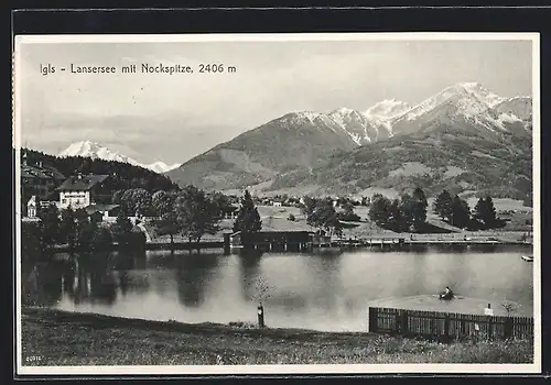 AK Igls, Lansersee mit Nockspitze