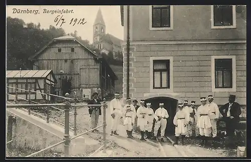 AK Dürnberg, Bergeinfahrt in das Salzbergwerk