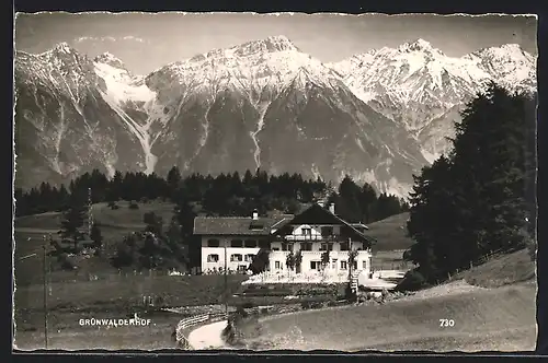 AK Igls, Gasthaus Grünwalderhof