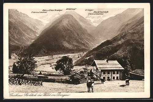 AK Wald / Pinzgau, Gasthaus Rechteck