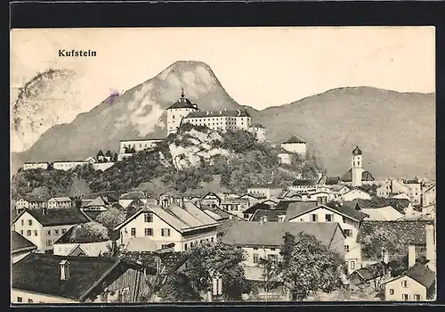 AK Kufstein, Blick zur Festung