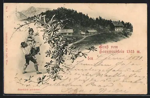 AK Semmering, Alpenhaus auf dem Sonnwendstein