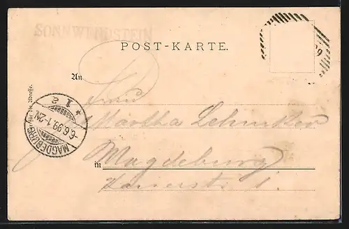 AK Semmering, Alpenhaus auf dem Sonnwendstein