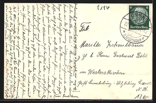 AK Gmund am Tegernsee, Primizfeier 1934