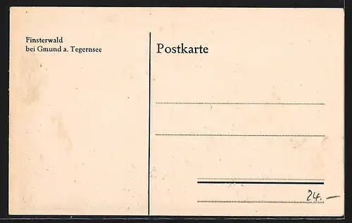 AK Finsterwald b. Gmund a. Tegernsee, Gesamtansicht