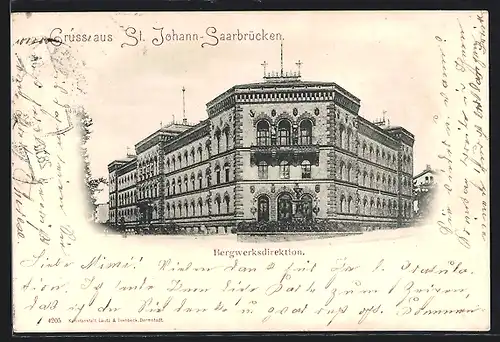 AK Saarbrücken-St. Johann, Bergwerksdirektion