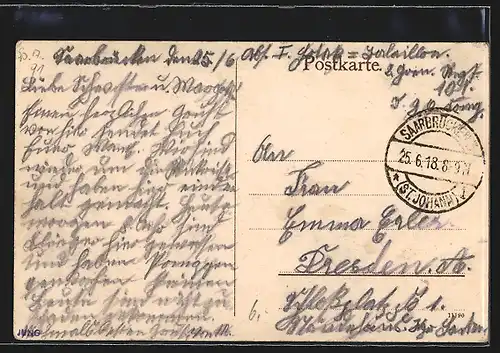 AK Saarbrücken, Reichsstrasse