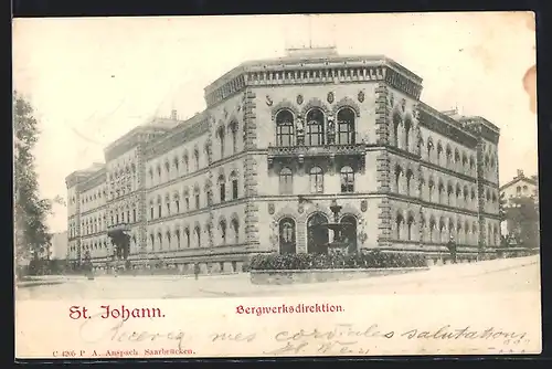 AK Saarbrücken-St. Johann, Bergwerksdirektion