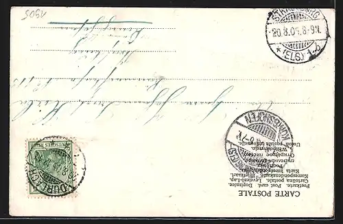 Präge-AK Durlach, Strassenpartie