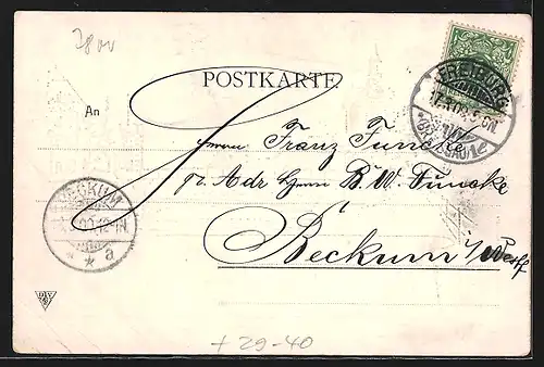 Künstler-AK sign. L. Zorn: Freiburg, Partie an der Schwabentorbrücke