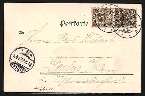 AK Bremerhaven, Pferdebahn auf der Geesterbrücke