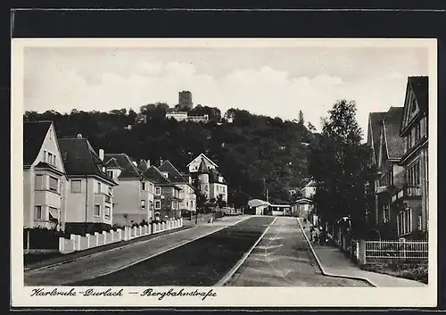 AK Karlsruhe-Durlach, Bergbahnstrasse