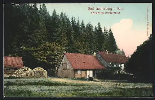 AK Bad Lauterberg / Harz, Forsthaus Kupferhütte