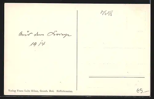 AK Bretten, Kaiserliches Postamt